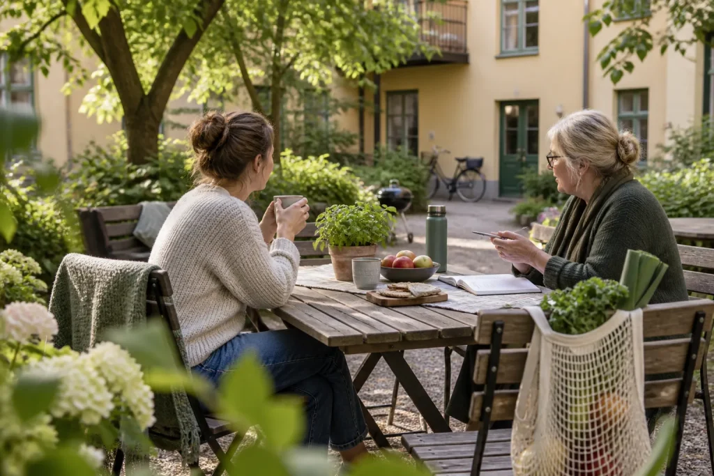 Illustration till Beredskap tillsammans: en enkel plan med grannarna