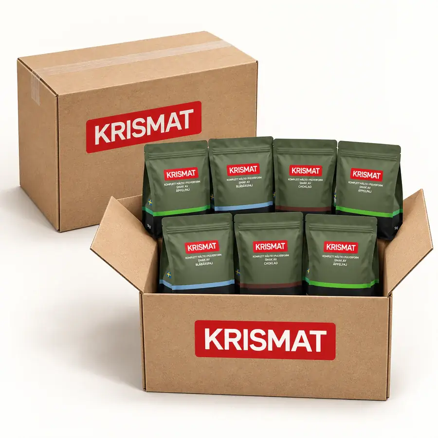 Månadspaketet: två Krismat-lådor för sammanlagt 15 påsar
